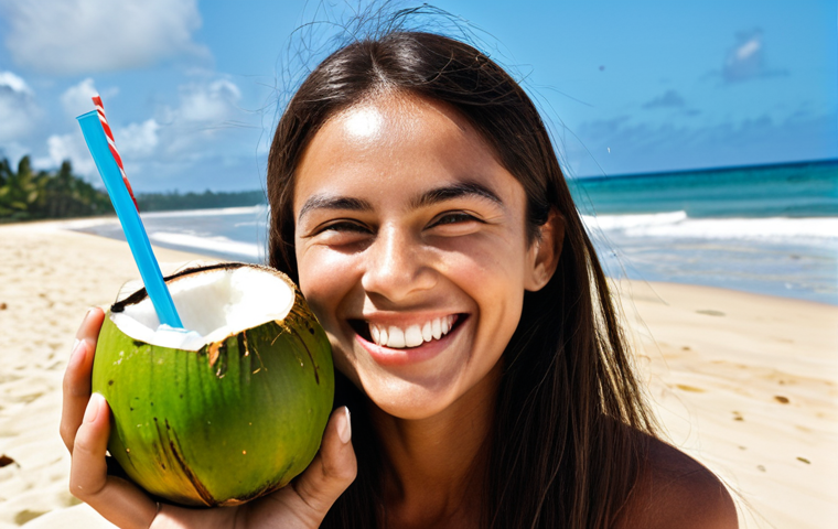 브라질에서 길거리 음식 먹을 때 주의사항 - Acai Bowl Preparation**

"A close-up shot of a *açaí* bowl being prepared at a clean and modern kios...